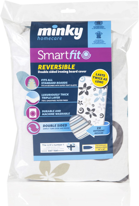 Minky Smart Fit Reversible Ironing Cover 125x45cm