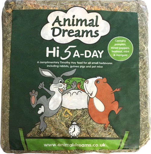 Animal Dreams Hi 5 A-Day Timothy Hay Feed