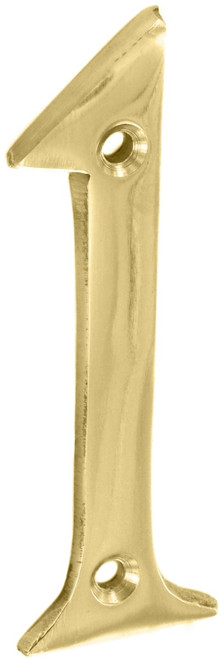 Securit Brass Numeral 75mm(3") No 1 