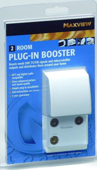 Maxview PSB2C 2 Room Plug In Signal Booster 