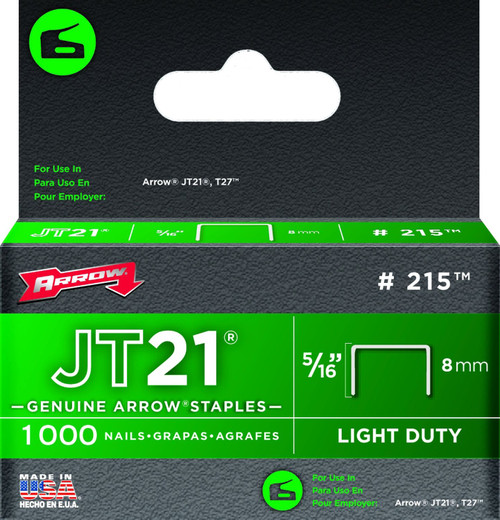 Arrow 8mm JT21 Staples 