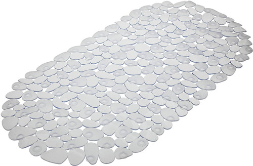 Bluecanyon Pebble PVC Bath Mat Clear 69 x 36cm