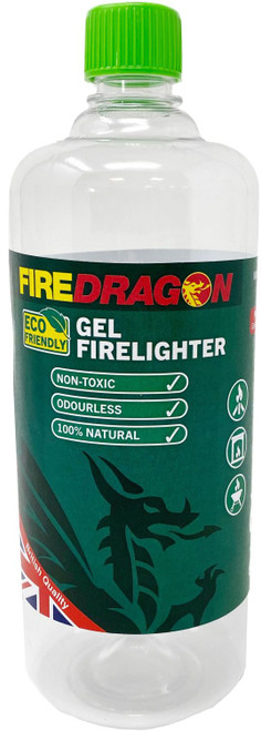 Fire Dragon Non Toxic Gel Firelighter 1Ltr
