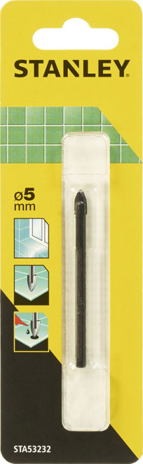 Stanley Tile & Glass Drill Bit 5mm x 70mm