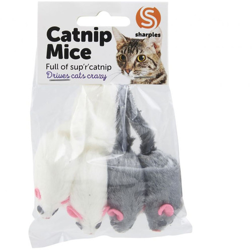 Catnip Mice Pack of 4