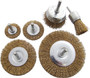 6 Piece Wire Wheel Brush Set