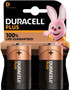 Duracell Plus D Batteries pk2