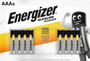 Energizer Alkaline Power AAA Batteries pk8