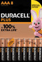 Duracell Batteries AAA 8pack