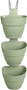 Elho Vertical Triple Planter Green