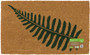 JVL Leaf Latex Backed Coir Mat 45x75cm