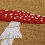 JVL Toad Stool Coir Mat 45x75cm