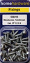 Home Hardware  Hardened Pozi Twinthread CSK Woodscrews BZP 0.5" x 4 pack of 50