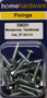 Home Hardware  Hardened Pozi Twinthread CSK Woodscrews BZP 3/4" x 6 pack of 25