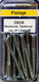 Home Hardware Hardened Pozi Twinthread CSK Woodscrews BZP 1 3/4" x 8 pack of 10