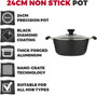 Tower Precision Stock Pot 24cm