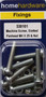 Home Hardware Slotted Panhead Machine Screws & Nuts BZP M4x25 pack of 8