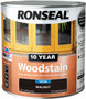Ronseal 10 Year Woodstain Walnut 750ml