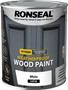 Ronseal 10Y Weatherproof Wood Paint White Satin 750ml