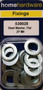 Home Hardware  Flat Steel Washers BZP M8 pack of 15