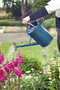 Metal Watering Can 9ltr Blue