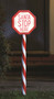 Santa Stop Here Sign LED