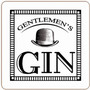 Gentlemens Gin Coaster White
