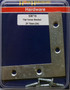 Home Hardware Corner Plates 75mm(3")  BZP 