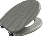 homebathroom Grey MDF Toilet Seat 