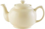 P&K Matt Cream 6 Cup Teapot