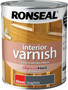 Ronseal Interior Varnish Graphite Gloss 750ml