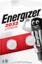 Energizer CR2032 Coin Cell Lithium Batteries pk2