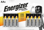 Energizer Alkaline Power AA Batteries pk8