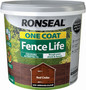 Ronseal One Coat Fence Life Red Cedar 5Ltr