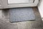 Likewise Grey Fairisle Ribbed Door Mat 60 x 40cm