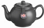 Price & Kensington Matt Black 6 Cup Teapot