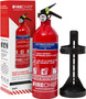 Firechief 1kg ABC Powder Fire Extinguisher With Mounting Bracket