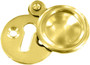 Securit Brass 35mm Victorian Escutcheon With Cover