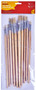 Amtech Flat Fitch Brushes Pack of 12