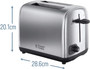 Russell Hobbs 24081 2 Slot Toaster Brushed Stainless Steel Finish