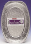 Caroline Silver Foil Platter 241x350mm Pk of 4 