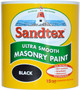 Sandtex Masonry Paint 1L Black 