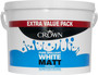 Crown 7.5ltr Pure Brilliant White Matt 