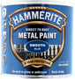 Hammerite Direct To Rust Metal Paint Smooth Blue 250ml