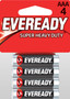 Eveready Super + (Card4) AAA 