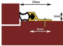 Exitex 5.1m Standard Door Seal Set Mill