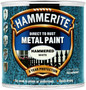 Hammerite Direct to Rust Metal Paint Hammered White 250ml