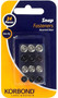 Korbond Sew On Snap Fasteners Assorted Sizes 24 Pieces