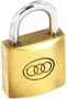 Securit 32mm Tricircle Brass Padlock 