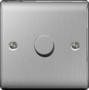 Nexus 1g2Way Dimmer Switch B/Steel 